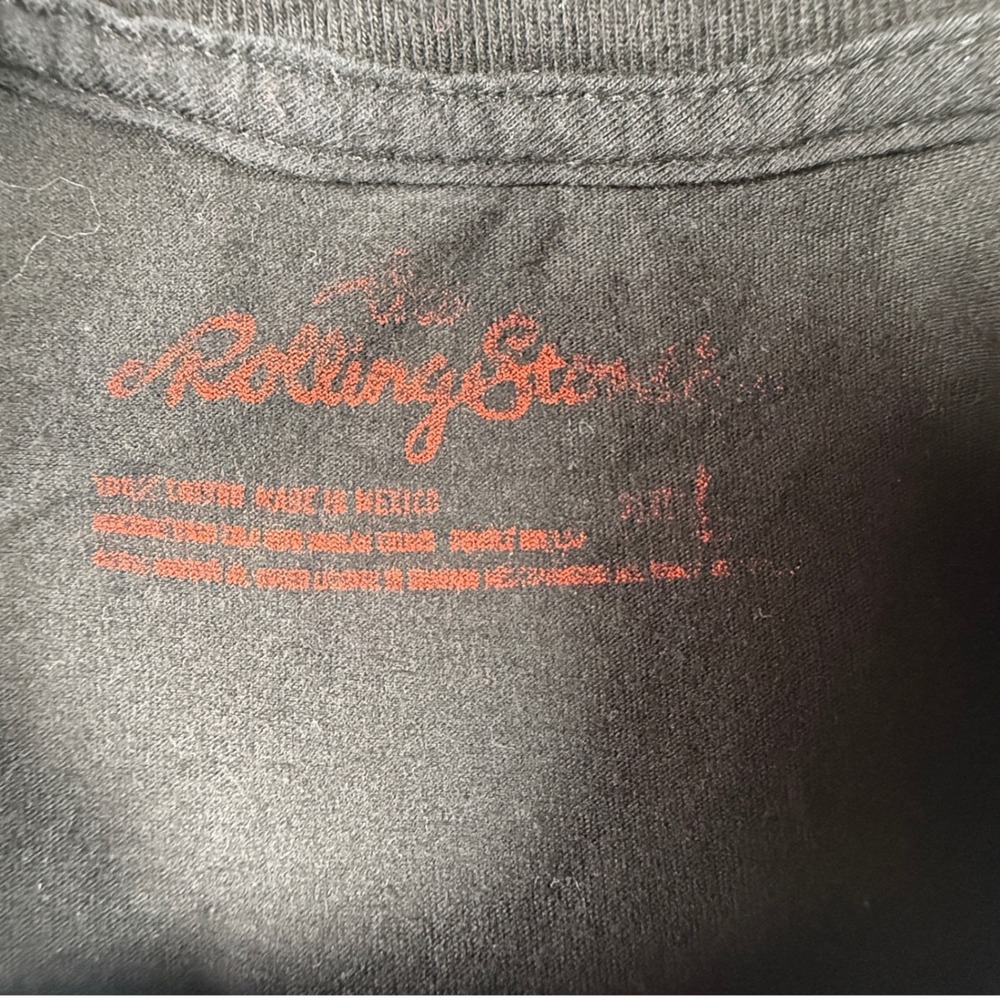 The Rolling Stones Keith Richards Graphic T-Shirt Black Mens Size Medium - Picture 4 of 6